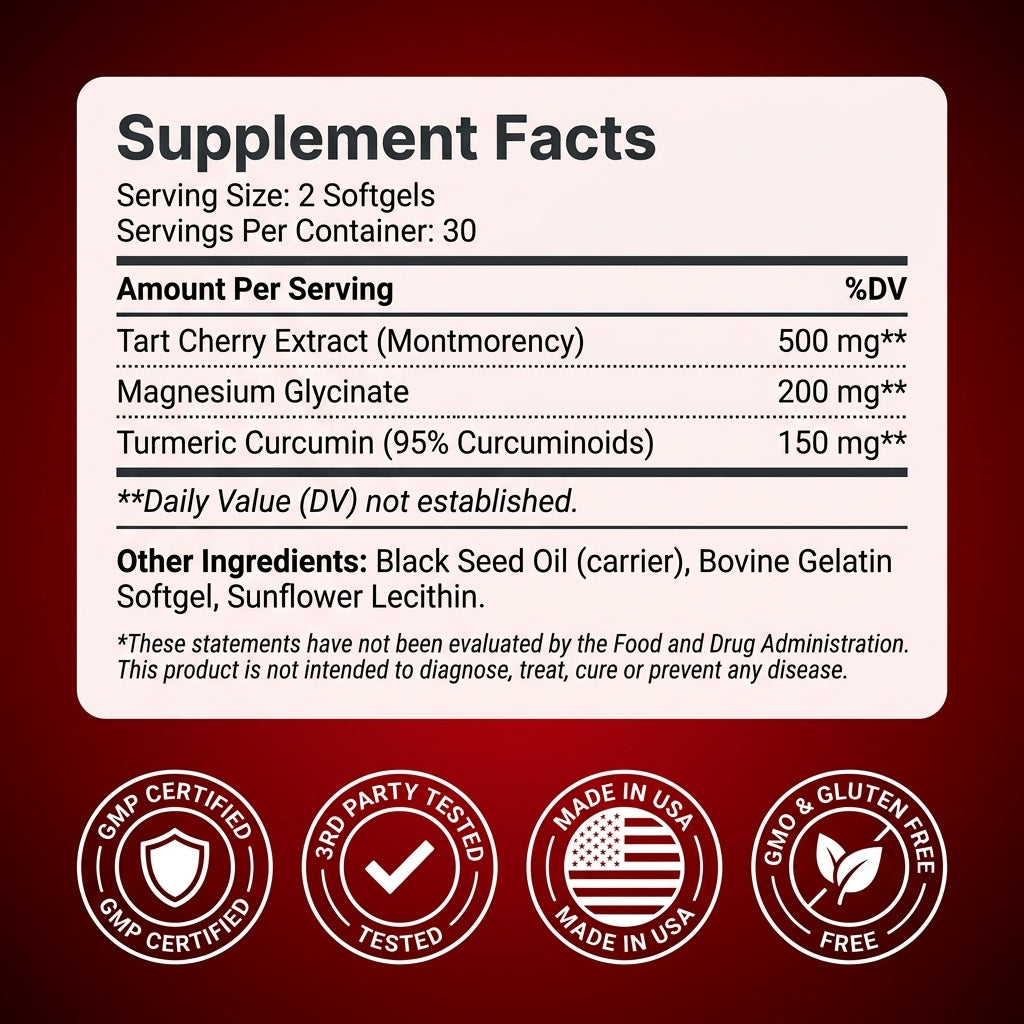 Tart Cherry Complex - Magnesium Glycerinate + Turmeric Curcumin