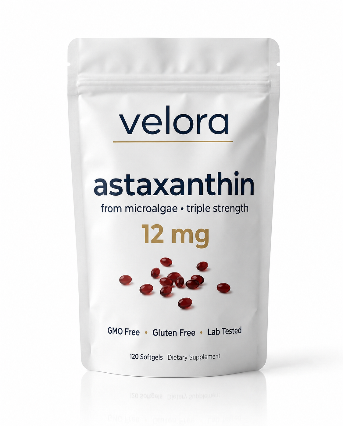 Velora™ Astaxanthin — 12mg AstaReal Daily Skin Shield